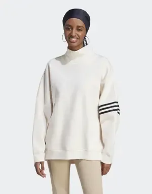 Adidas Sudadera Adicolor Neuclassics Oversized High Neck