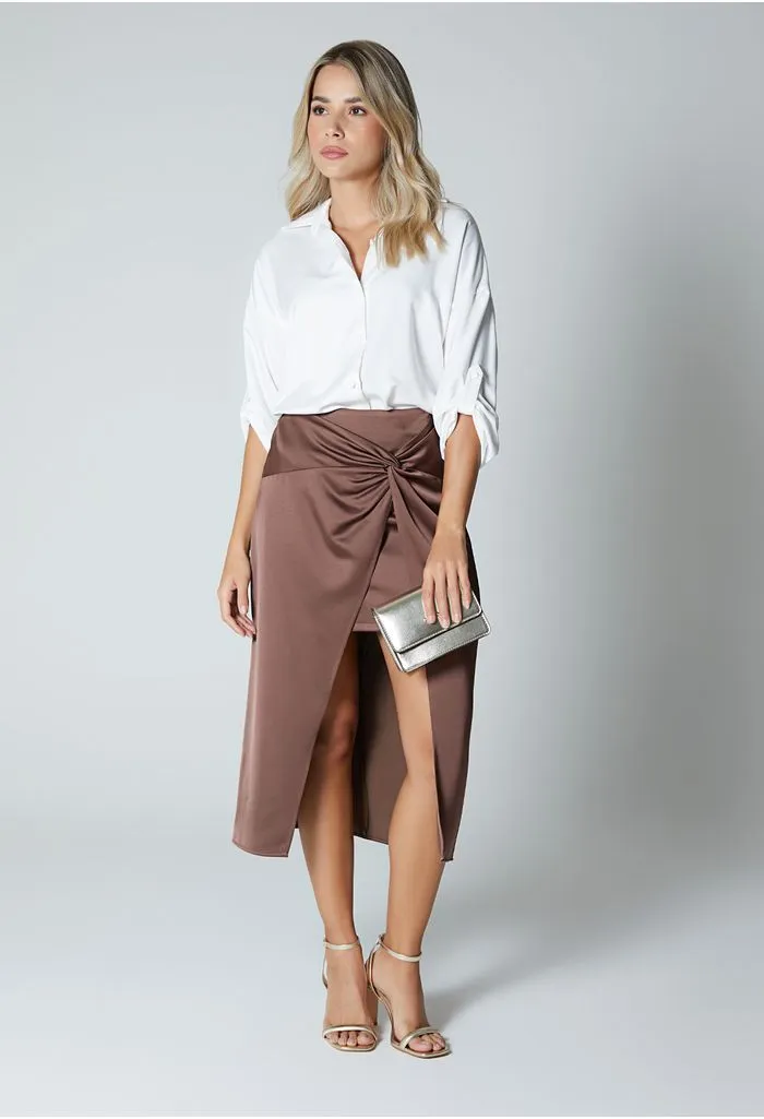 Alda midi para mujer con entorche