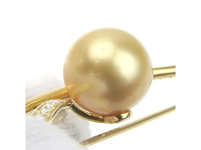 & Other Stories 18Broche de perlas del Mar del Sur K en excelentes condiciones Dorado 