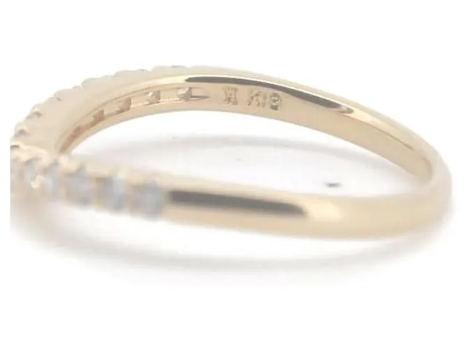 & Other Stories Anillo de diamante de segunda mano Vendome Aoyama 0.24CT K18YG 9 en excelente estado Dorado 