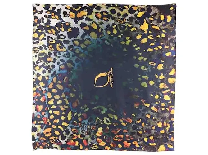 Autre Marque Cuadrado de seda Multicolor 