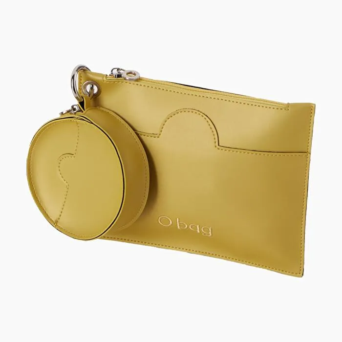 Bipochette de tejido de goma curry metal O tricky