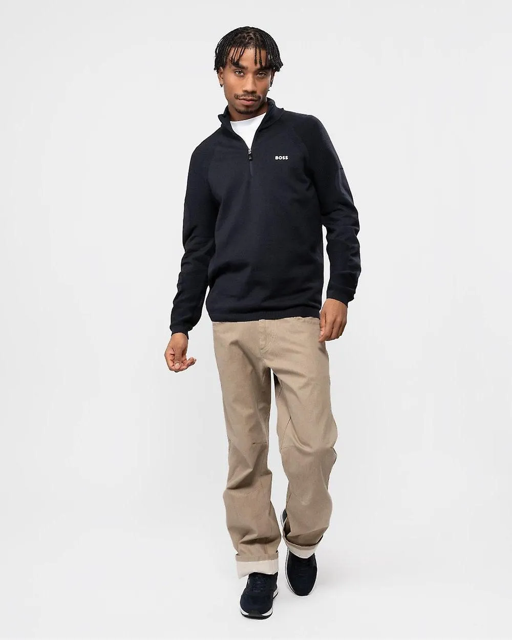 BOSS GREEN JERSEY BOSS GREEN PERFORMX QUARTER ZIP PARA HOMBRE