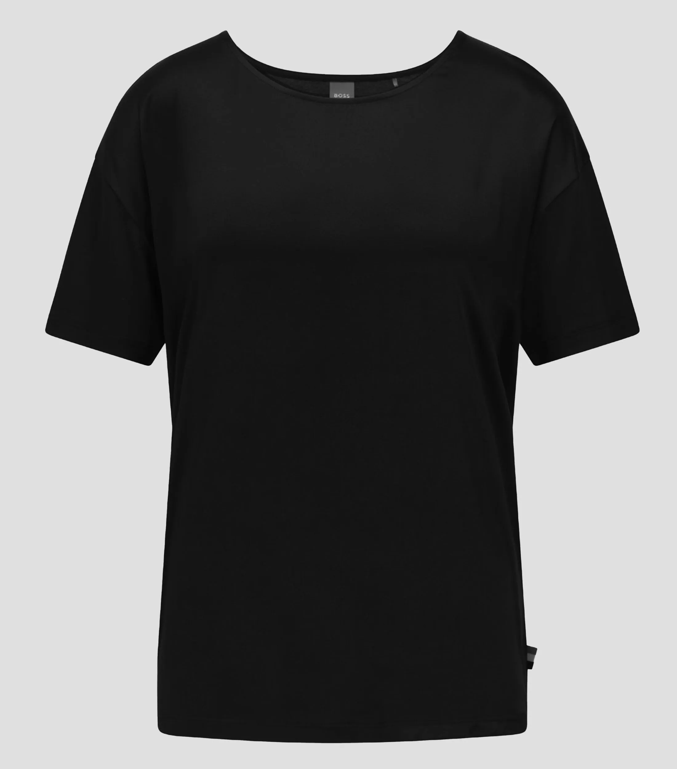 Boss Playera de punto mercerizado con parte delantera de seda elástica Mujer