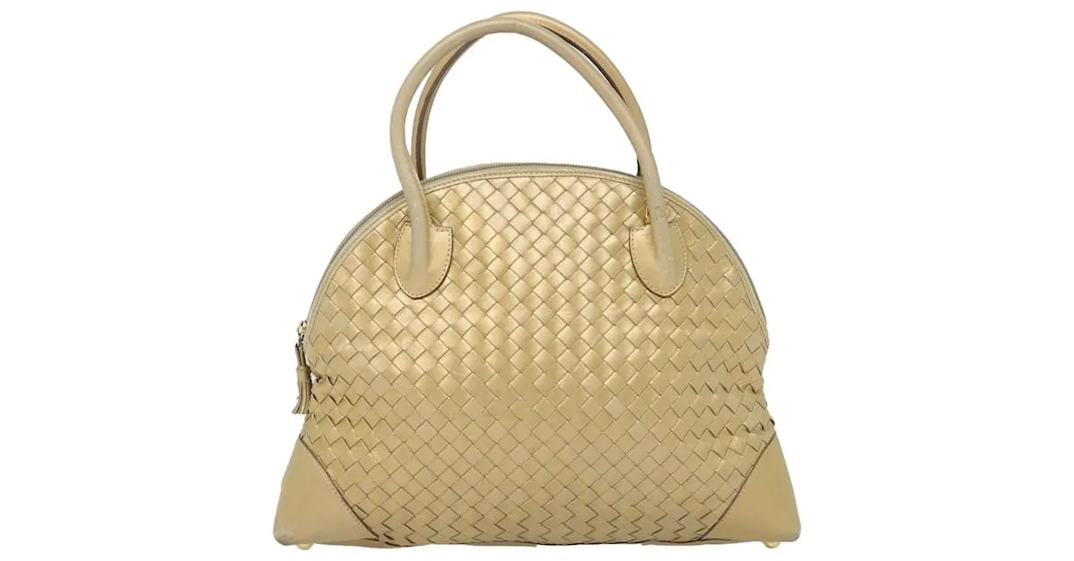 Bottega Veneta Intrecciato Dorado 