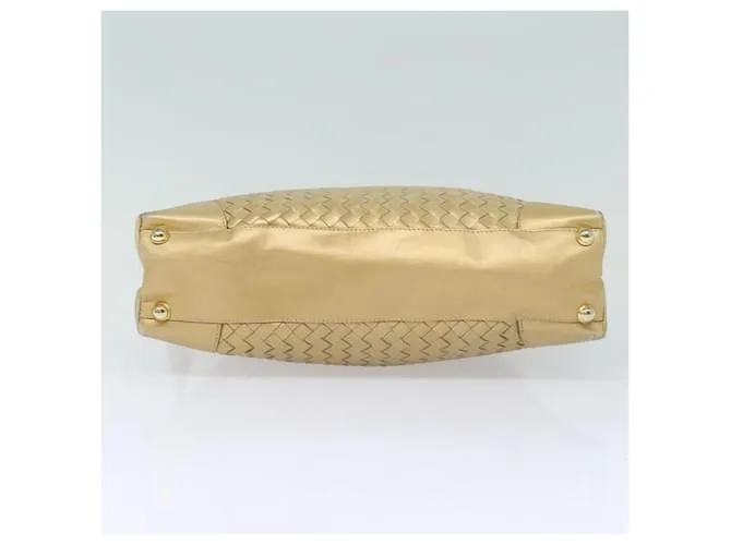Bottega Veneta Intrecciato Dorado 