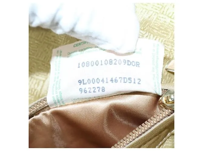 Bottega Veneta Intrecciato Dorado 