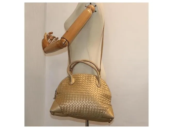 Bottega Veneta Intrecciato Dorado 