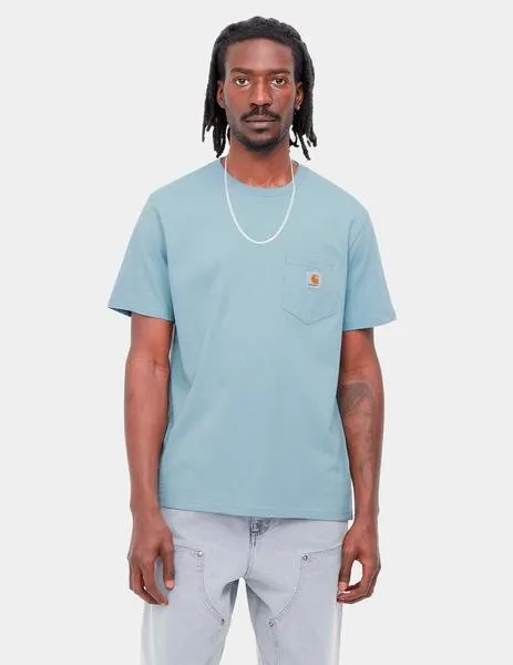 CAMISETA CARHARTT POCKET  MISTY SKY