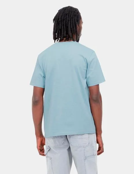 CAMISETA CARHARTT POCKET  MISTY SKY