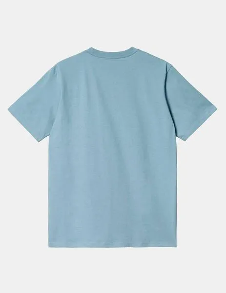 CAMISETA CARHARTT POCKET  MISTY SKY