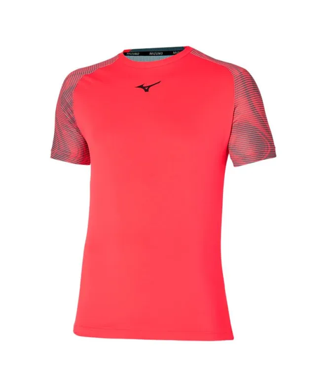 Camiseta De Pádel Mizuno Charge Shadow Hombre Rojo