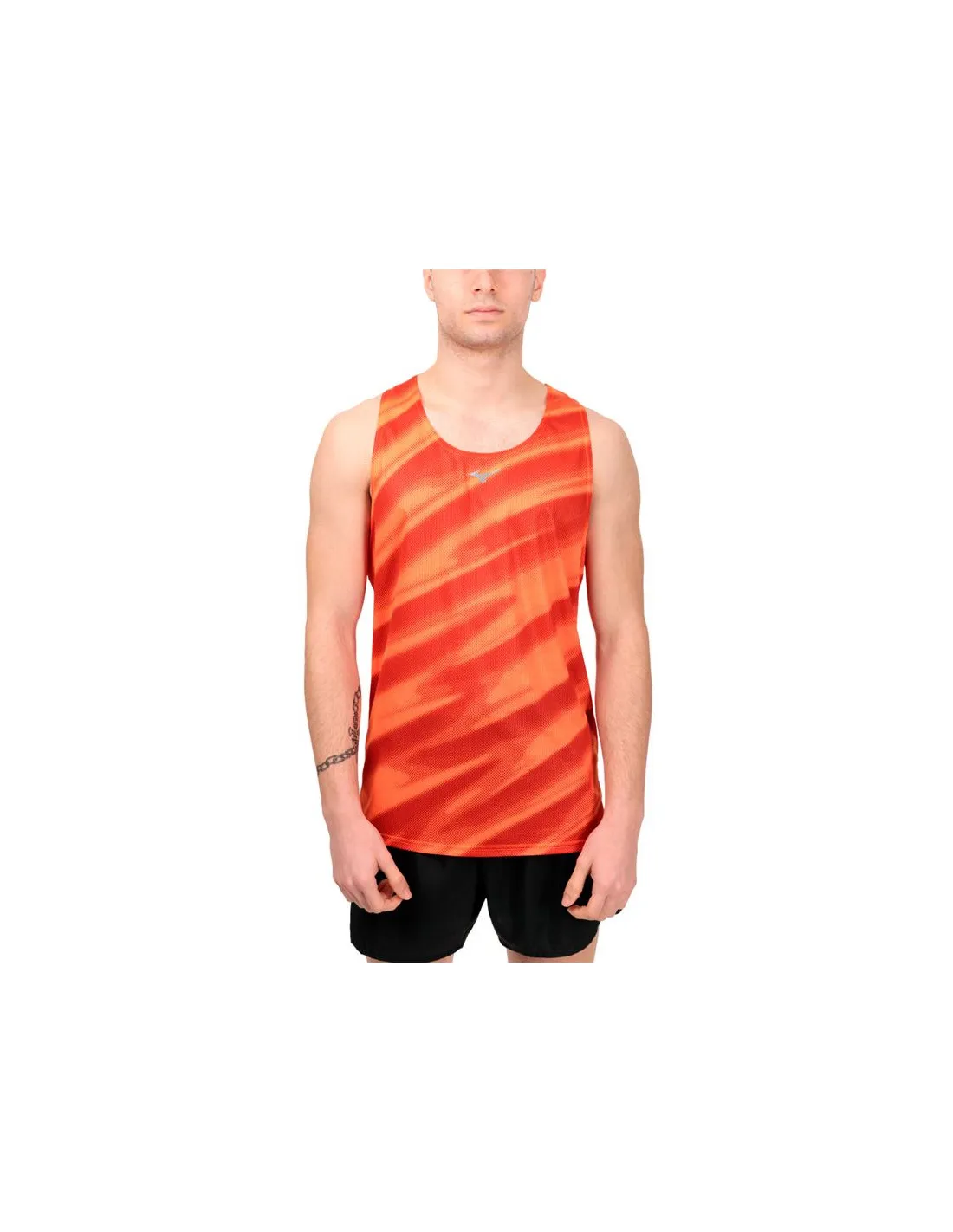 Camiseta de Running Mizuno Daf Graphic Naranja Hombre