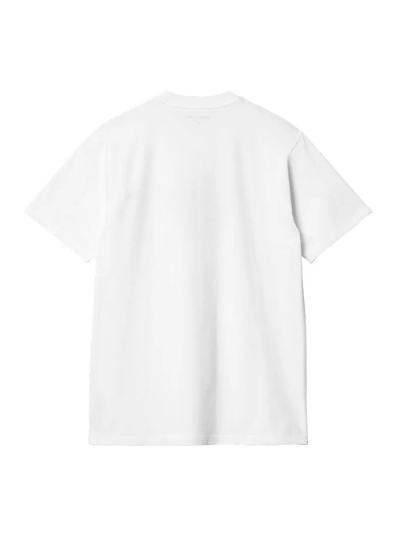 Camiseta Hombre Carhartt WIP Bottle Cap Blanca