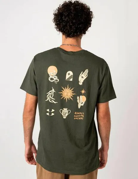 CAMISETA KAOTIKO WASHED AZTEC ELEMENTS  ARMY