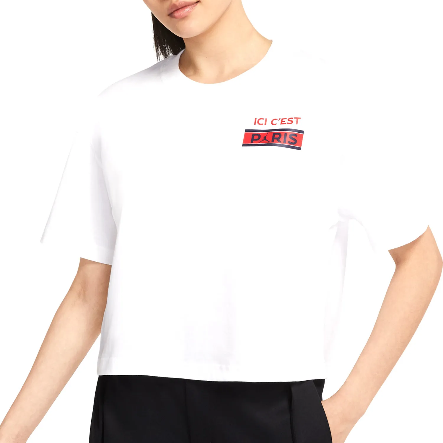 Camiseta Nike PSG x Jordan mujer