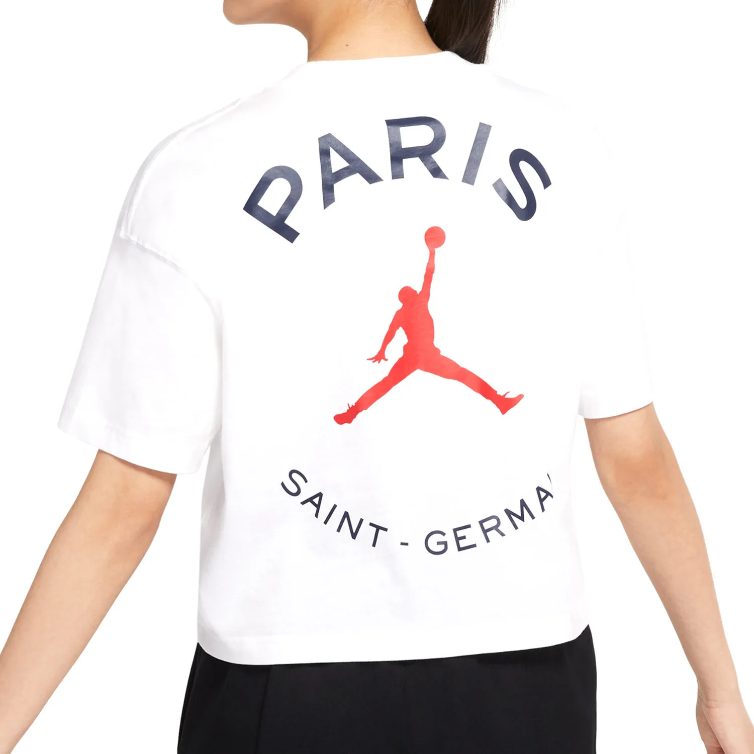 Camiseta Nike PSG x Jordan mujer