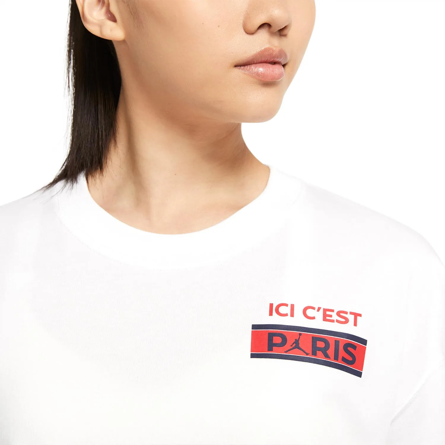 Camiseta Nike PSG x Jordan mujer