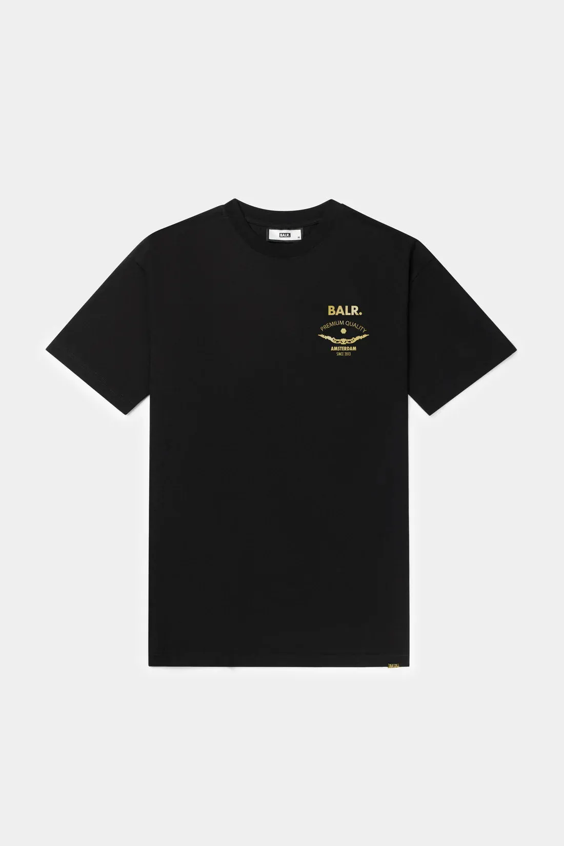 CAMISETA SEBASTIAN SLIM GOLD EMBLEM NEGRA