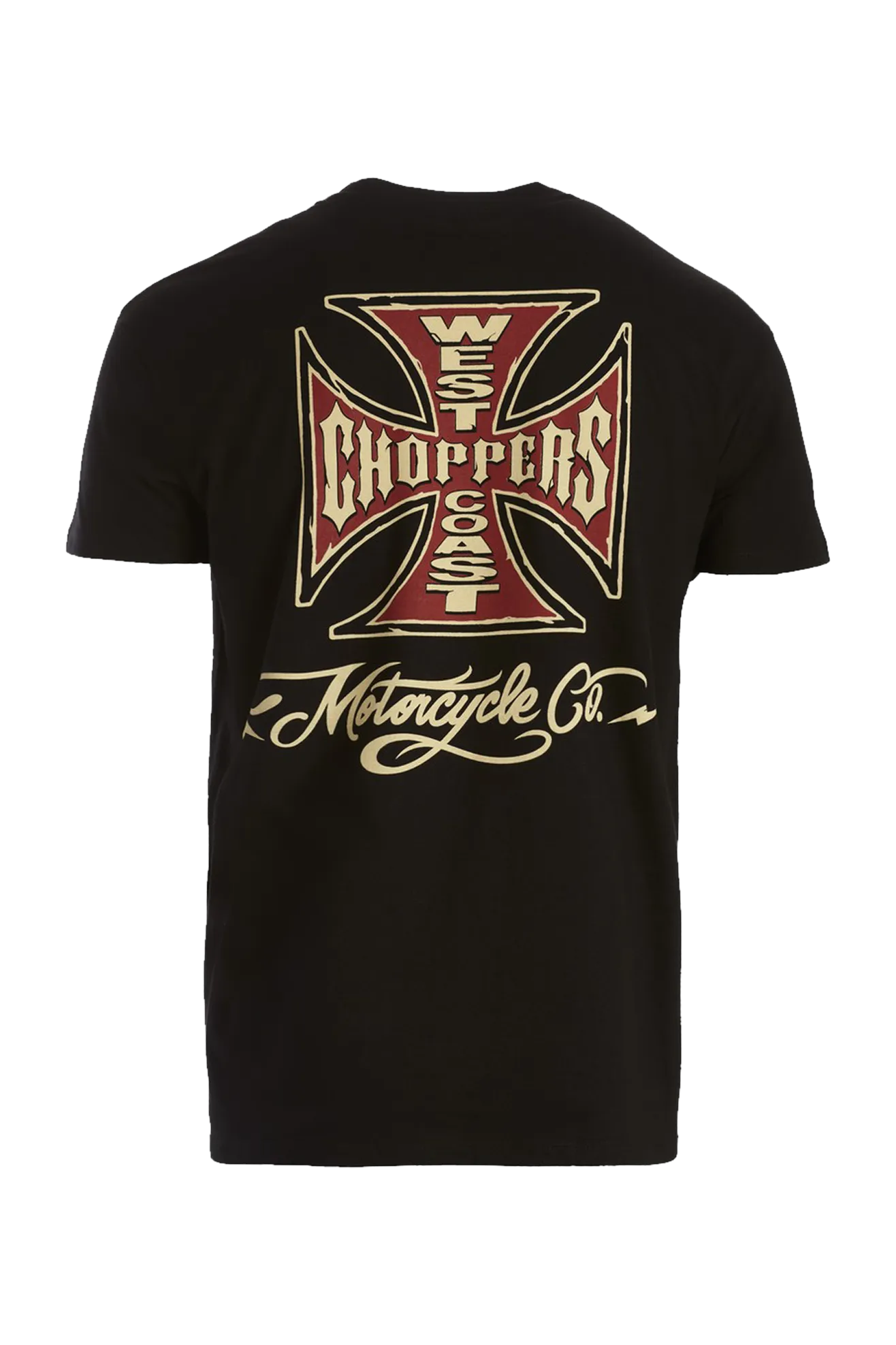 Camiseta West Coast Choppers Motorcycle CO. Negra
