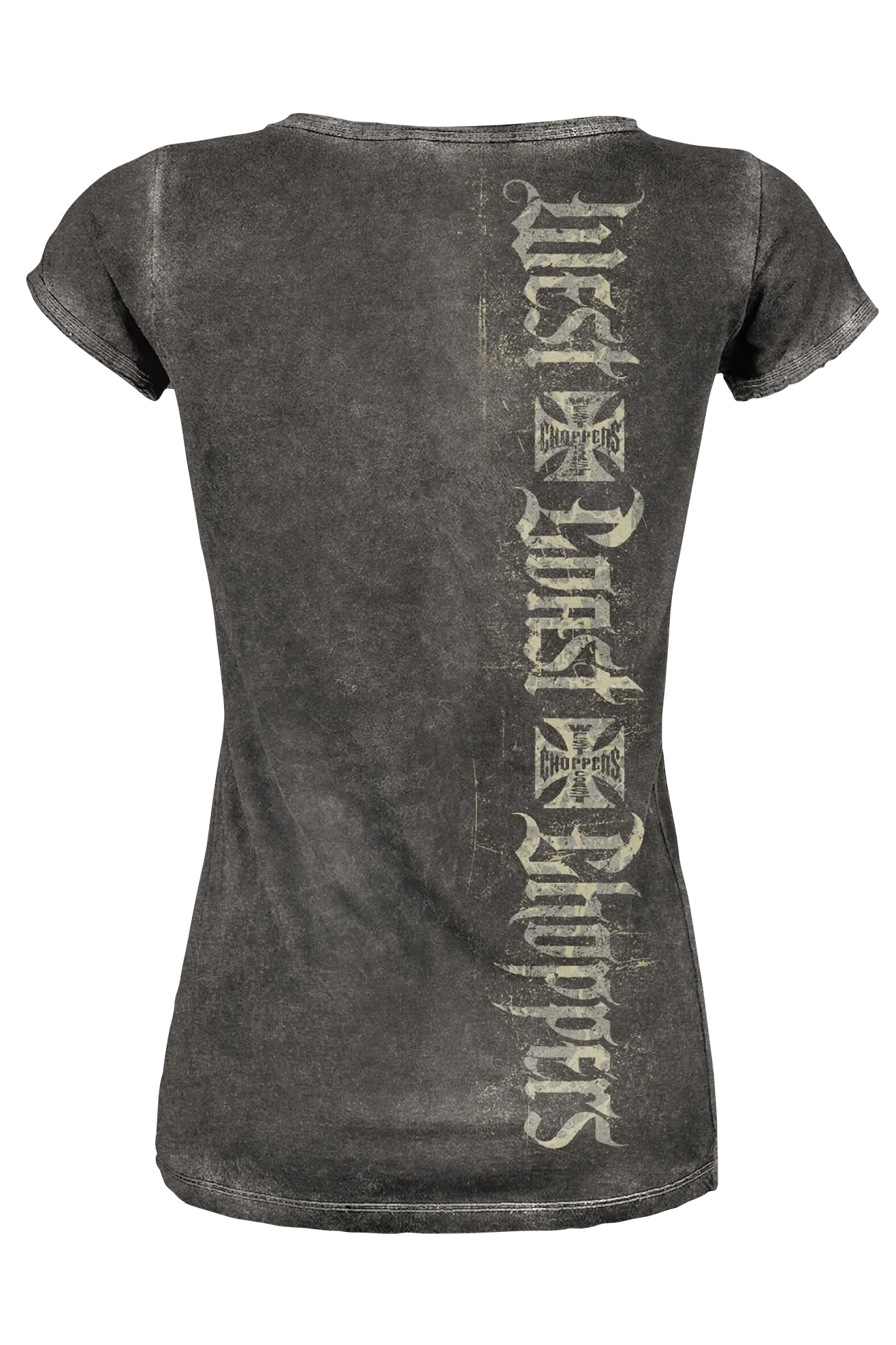 CamisetaMujer West Coast Choppers Go Fast Negra