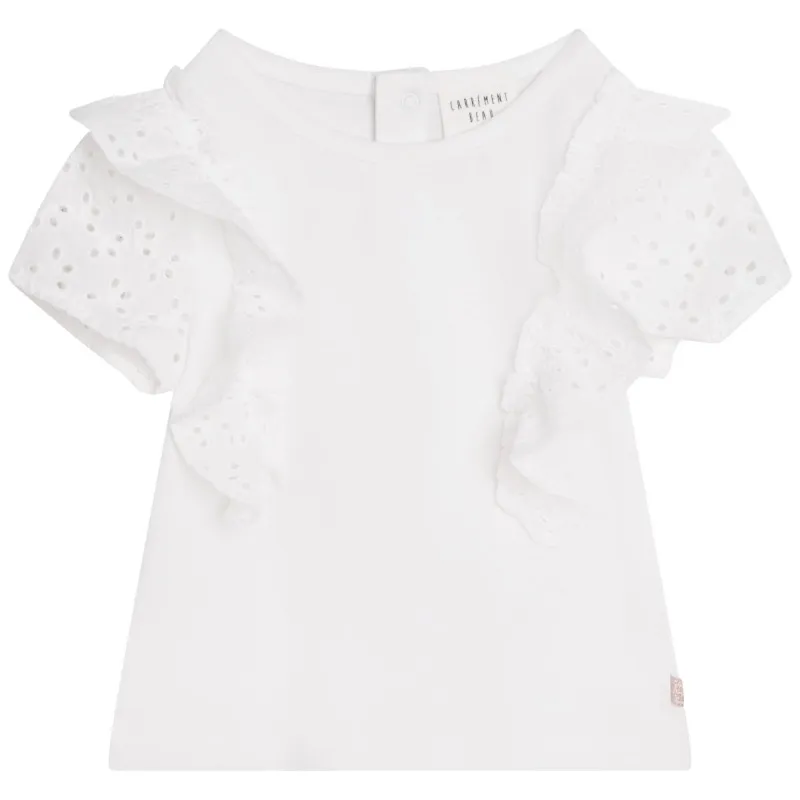 CARREMENT BEAU Camiseta con volantes