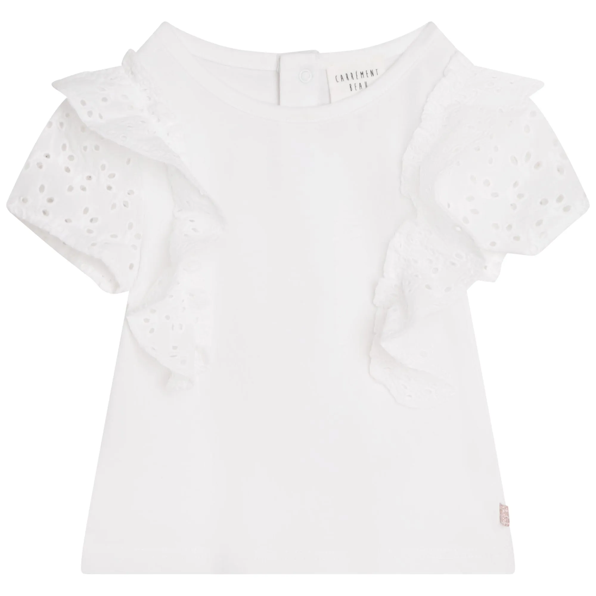 CARREMENT BEAU Camiseta con volantes