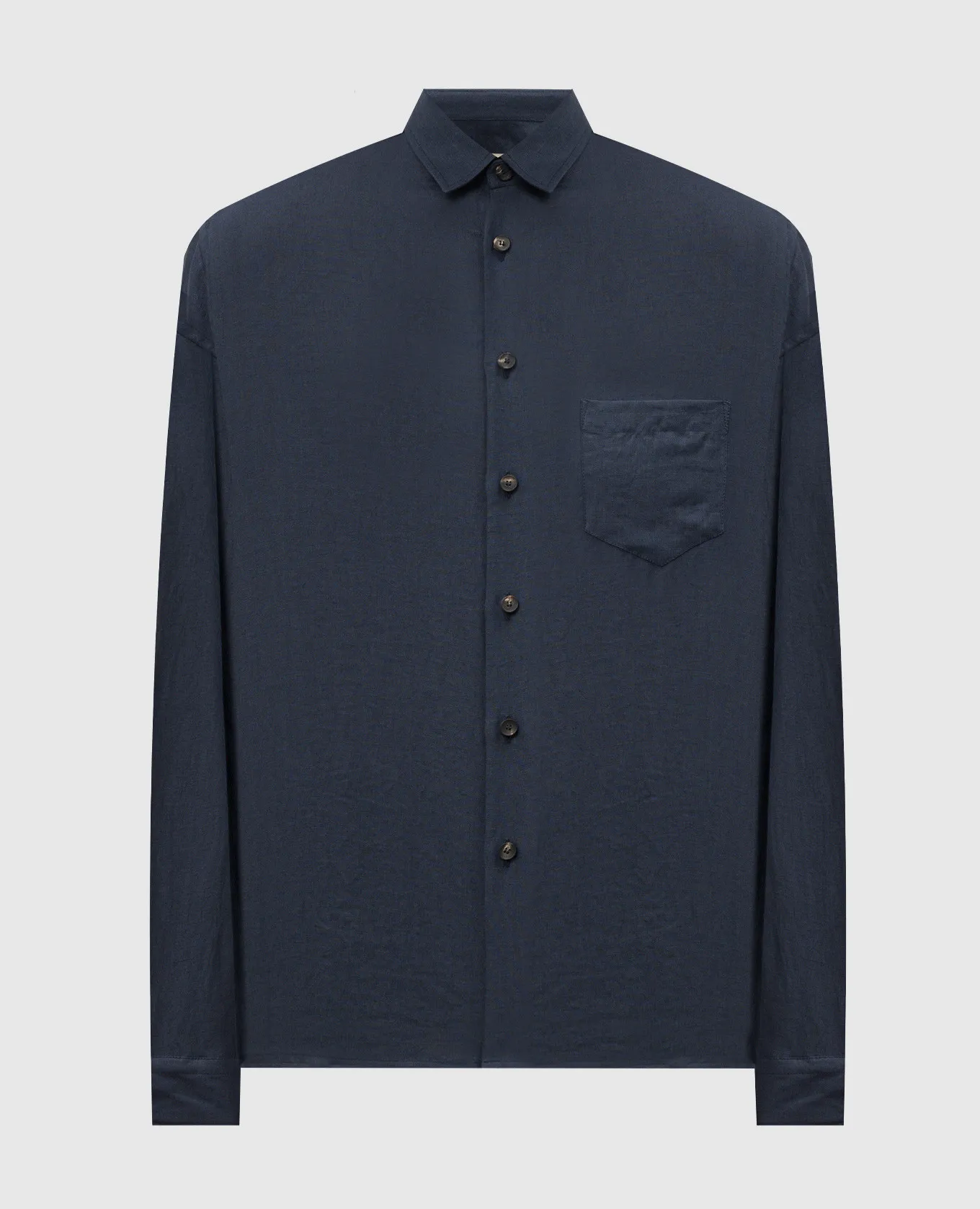 Cashmere&Whiskey Blue linen shirt