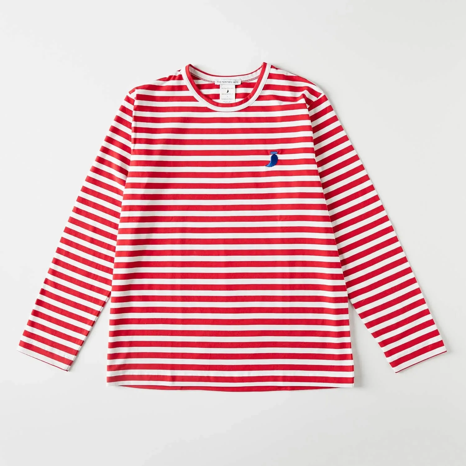 CHANTAL RED ORGANIC COTTON LONGSLEEVED HUMAN TSHIRT