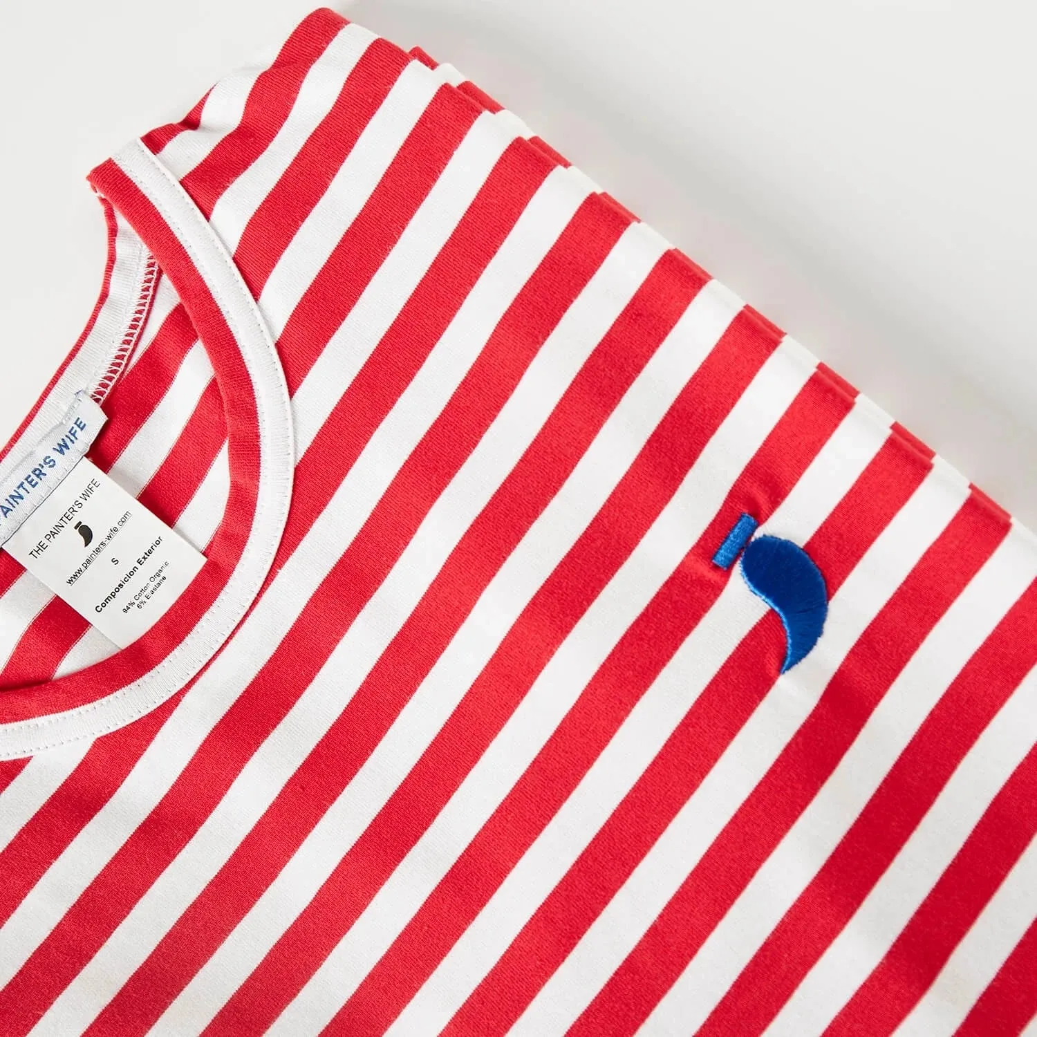CHANTAL RED ORGANIC COTTON LONGSLEEVED HUMAN TSHIRT