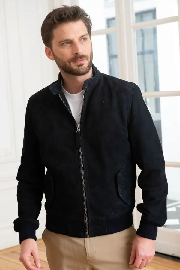 Chaqueta Hombre Schott Lcstewarts Navy