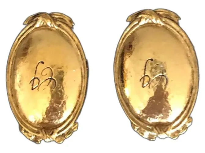 Charles Jourdan Oval Dorado 