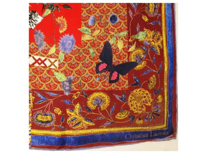 CHRISTIAN LACROIX SUBLIME ANCHO CUADRADO DE SEDA, CRISTIAN LACROIX 