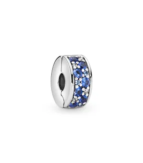 Clip Pandora Elegancia Brillante azul - 791817NSBMX