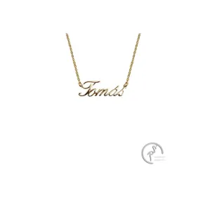 Colgante Nombre Dorado - JOYAS DE IRENE