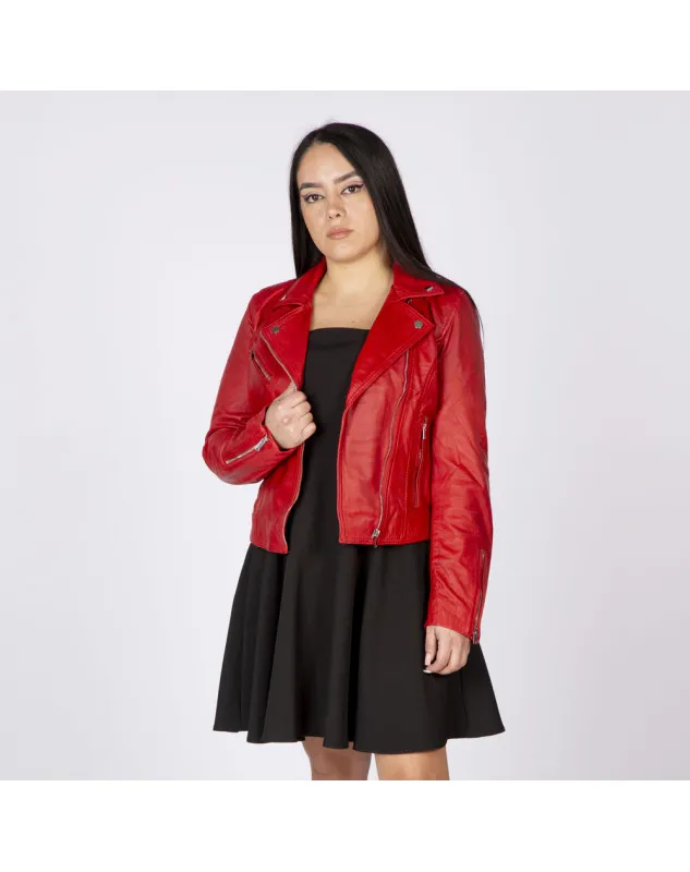copy of Green nappa leather rocker jacket