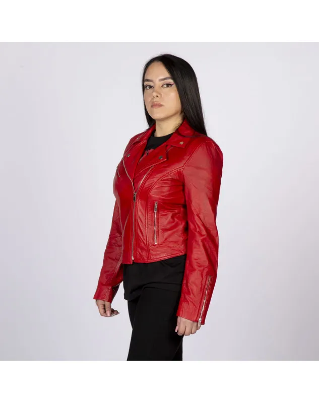 copy of Green nappa leather rocker jacket