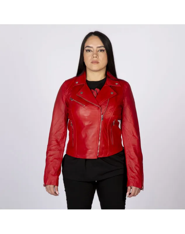 copy of Green nappa leather rocker jacket