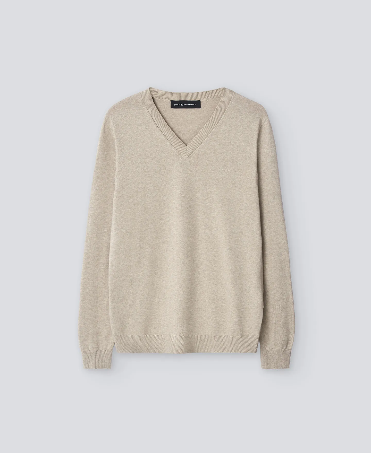 COTTON VNECK SWEATER MAN
