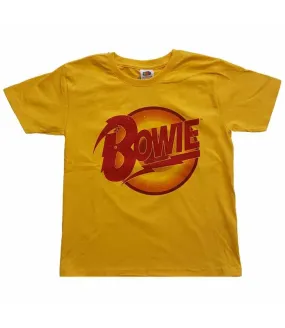 DAVID BOWIE Diamond Dogs Logo Camiseta niñas/os Licencia Oficial RockOff BOWTS09BY