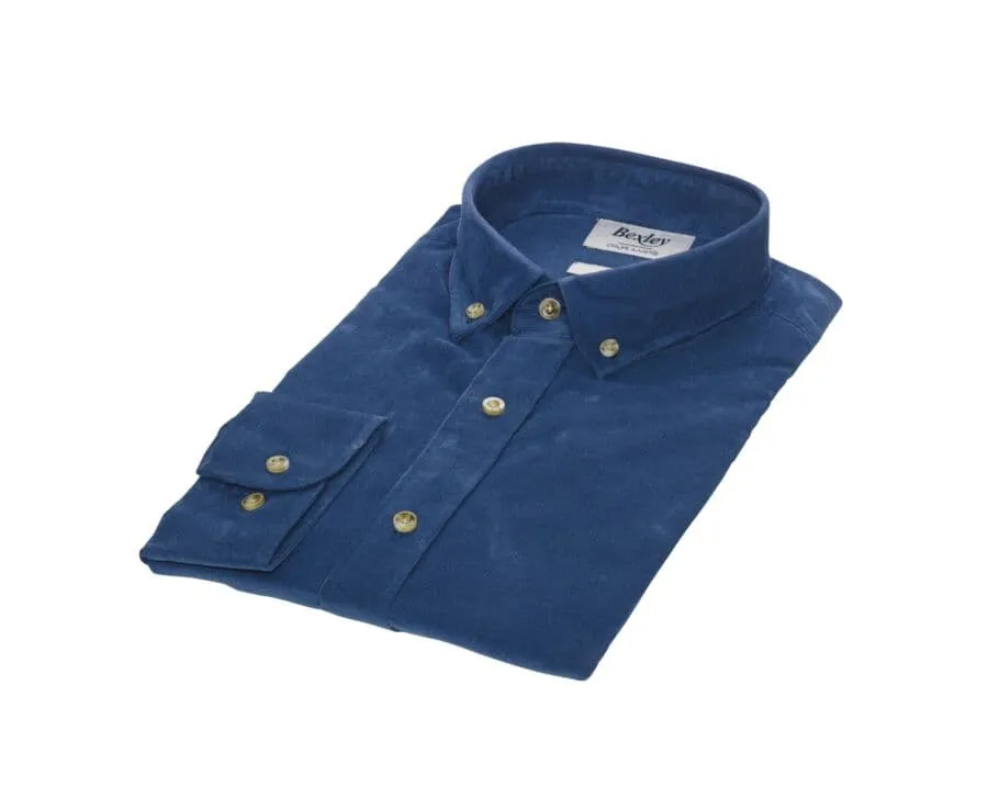 DENIM BLUE CORDUROY SHIRT  WAYNE