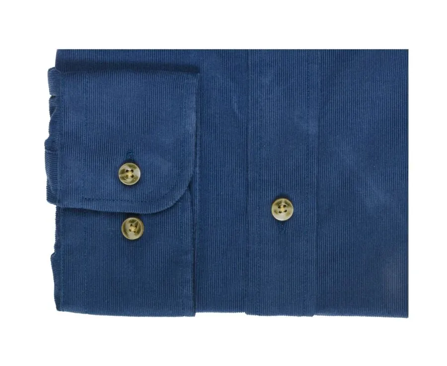 DENIM BLUE CORDUROY SHIRT  WAYNE