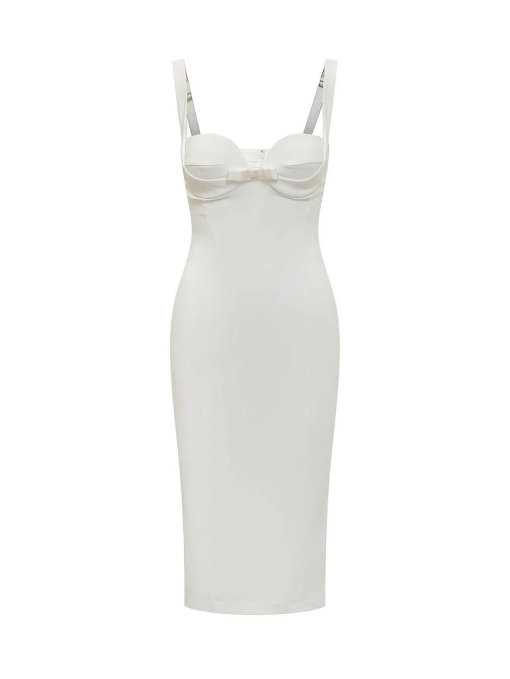 ELISABETTA FRANCHI Midi Dress with Bow