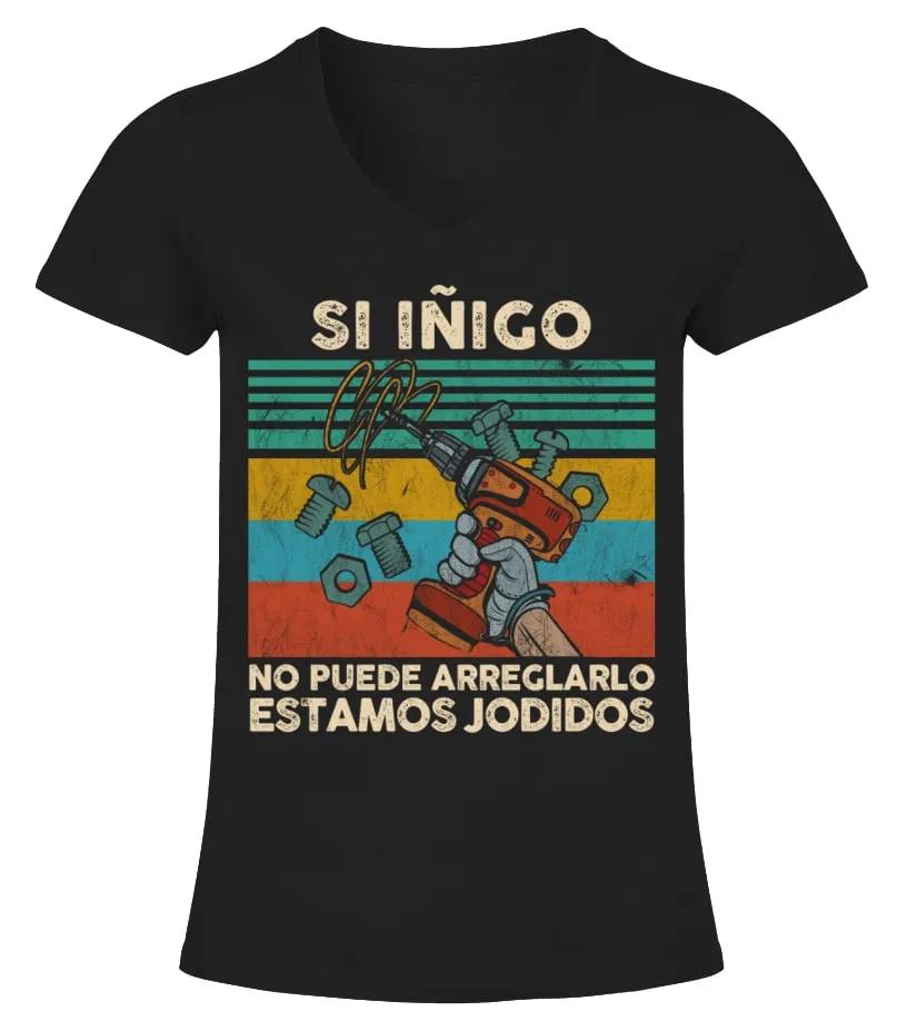 España Iñigo Camiseta cuello pico Mujer