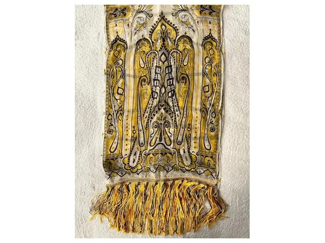 Etro Pañuelo de georgette de seda multicolor 