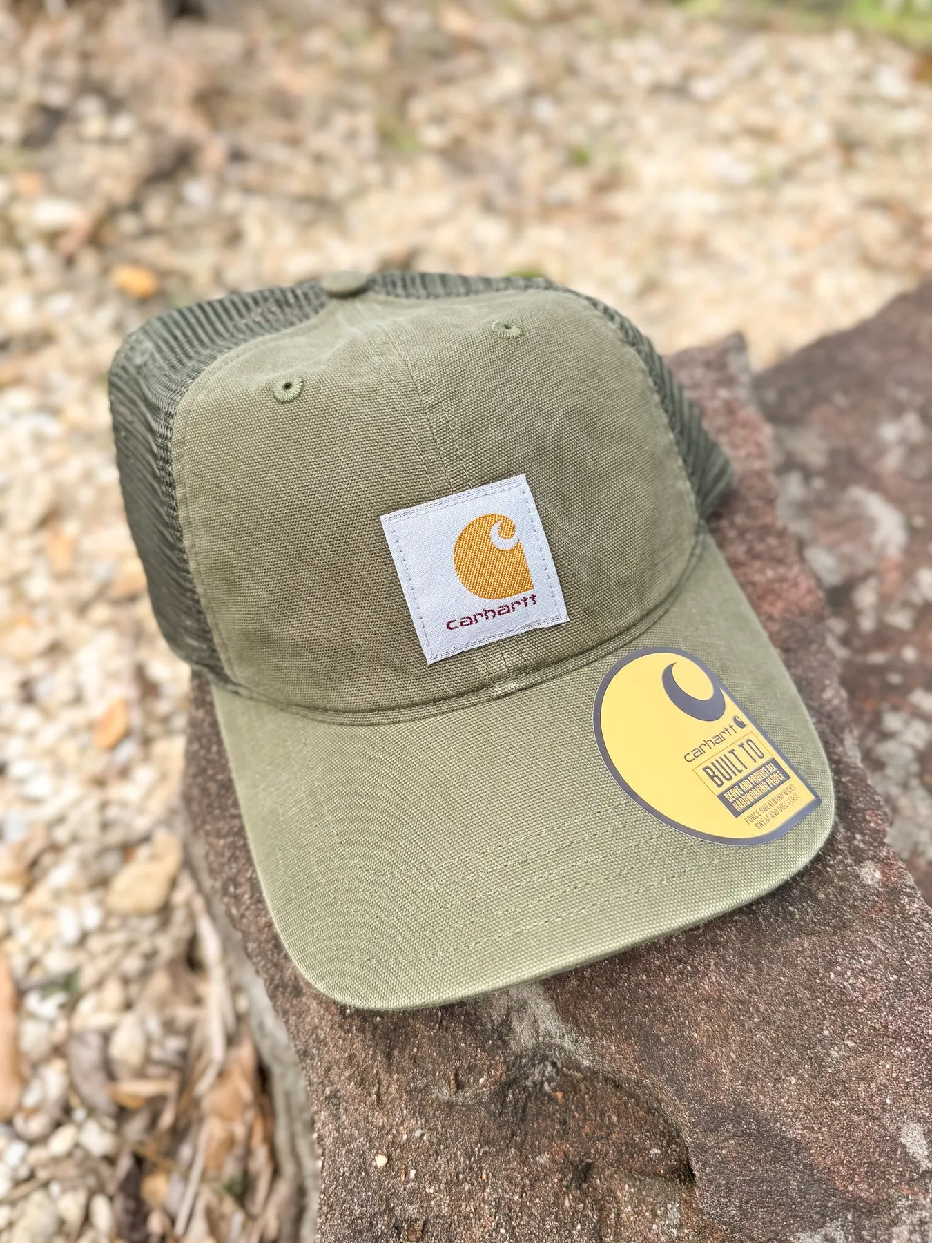 GORRA DE LONA CON PARTE TRASERA DE MALLA EN COLOR ALBAHACA DE CARHARTT