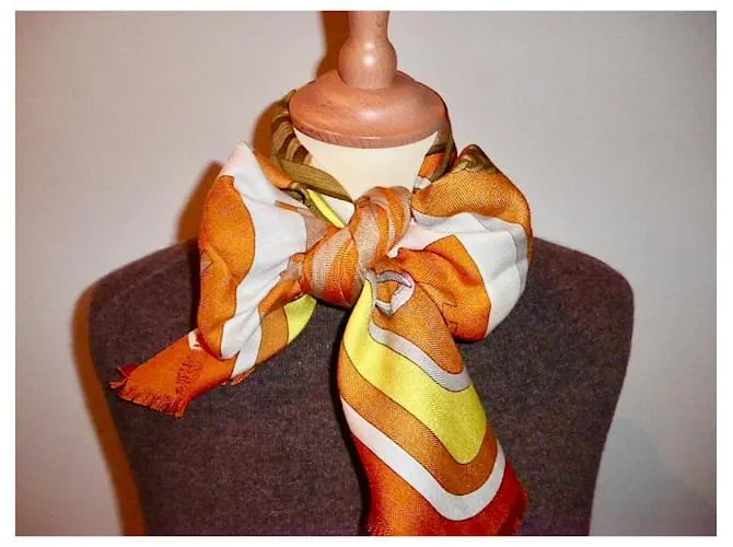Hermès COACHING (Raro cachemir y seda en 90cm) Multicolor 