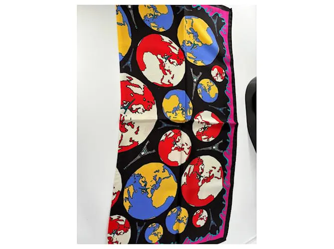 Inès de la Fressange Pañuelo de seda Ines de la Fressange Multicolor 