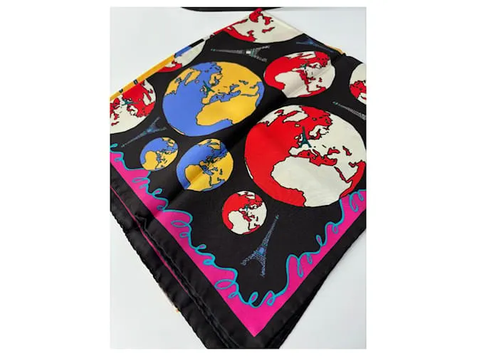 Inès de la Fressange Pañuelo de seda Ines de la Fressange Multicolor 