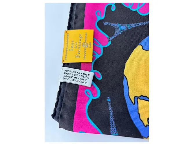 Inès de la Fressange Pañuelo de seda Ines de la Fressange Multicolor 